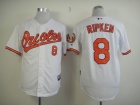 Baltimore Orioles #8 Cal Ripken White Cool Base Jerseys