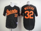 Baltimore Orioles #32 Matt Wieters Alternate Black Cool Base  Jerseys