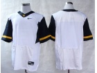 Nike West Virginia Mountaineers Blank White Elite Jerseys