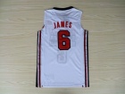 Dream Team #6 James White 2012 USA Retro Jerseys