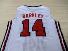 Dream Team #14 Barkley White 2012 USA Retro Jerseys