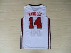 Dream Team #14 Barkley White 2012 USA Retro Jerseys