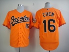 Baltimore Orioles #16 Chen Orange Alternate Cool Base Jerseys