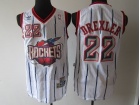 Houston Rockets #22 Drexler White Hardwood Classic Champion Swingman Jerseys