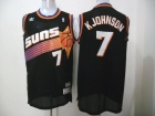 Phoenix Suns #7 K JOHNSON Black Swingman Jerseys