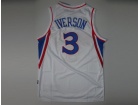 Philadelphia 76ers #3 IVERSON White 10th Swingman Jerseys