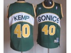 Seattle SuperSonics #40 Kemp Green Hardwood Classic Swingman Jerseys