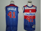 Washington Bullets #41 Unseld Blue Hardwood Classic Swingman Jerseys