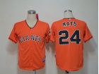 San Francisco Giants #24 Mays Orange Cool Base Jerseys