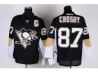 Pittsburgh Penguins #87 Sidney Crosby Black NHL Jersey