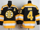 Boston Bruins #4 Orr Black CCM  With A Patch Jerseys