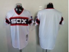 Chicago White Sox Blank White Throwback Jerseys