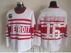 Detroit Red Wings #16 Konstantinov White With 75th Patch CCM Jerseys