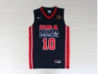 Nike Dream Team #10 Derxler Dark Blue USA Retro Jerseys