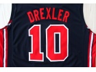 Nike Dream Team #10 Derxler Dark Blue USA Retro Jerseys