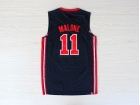 Nike Dream Team #11 Malone Dark Blue USA Retro Jerseys