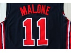 Nike Dream Team #11 Malone Dark Blue USA Retro Jerseys