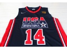 Nike Dream Team #14 Barkley Dark Blue USA Retro Jerseys