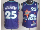 NBA All Star #25 Mourning Purple Hardwood Classic Swingman Jerseys