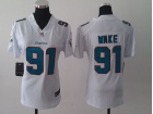 Miami Dolphins #91 Wake White New Style Nike Women Jerseys