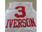 Philadelphia 76ers #3 IVERSON White/Black Swingman Jerseys