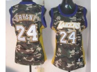 Los Angeles Lakers #24 Bryant Camo Fashion  Women Jerseys