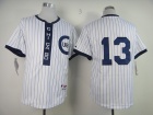 Chicago Cubs #13 Castro White 1909 Turn Back The Clock Jerseys