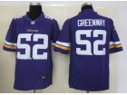 Minnesota Vikings #52 Chad Greenway Purple 2013 New Nike Limited Jerseys