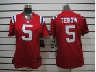 2013 Women New England Patriots #5 Tim Tebow Red Nike Limited Jerseys