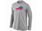 Nike Buffalo BillsLogo Long Sleeve T-Shirt Grey