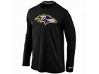 Nike Baltimore Ravens Logo Long Sleeve T-Shirt black