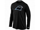 Nike Carolina Panthers Logo Long Sleeve T-Shirt black