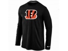 Nike Cincinnati Bengals Logo Long Sleeve T-Shirt black