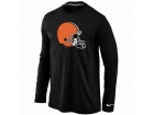 Nike Cleveland Browns Logo Long Sleeve T-Shirt black