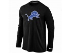 Nike Detroit Lions Logo Long Sleeve T-Shirt black