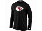 Nike Kansas City Chiefs Logo Long Sleeve T-Shirt black