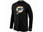 Nike Miami Dolphins Logo Long Sleeve T-Shirt black