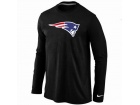 Nike New England Patriots Logo Long Sleeve T-Shirt black