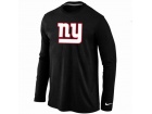 Nike New York Giants Logo Long Sleeve T-Shirt black