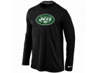 Nike New York Jets Logo Long Sleeve T-Shirt black