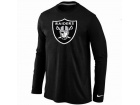 Nike Oakland Raiders Logo Long Sleeve T-Shirt black