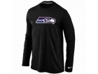 Nike Seattle Seahawks Logo Long Sleeve T-Shirt black