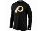 Nike Washington Redskins Logo Long Sleeve T-Shirt black