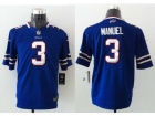 Nike Women Baffalo Bills #3 Manuel Blue Jerseys