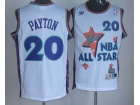 NBA 95 All Star #20 Payton White Hardwood Classic Swingman Jerseys