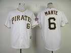 Pittsburgh Pirates #6 Marte Starling White Stitched Cool Base Jerseys