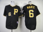 Pittsburgh Pirates #6 Marte Starling Black Stitched Cool Base Baseball Jerseys