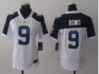 Dallas Cowboys #9 Romo White Thanksgivings Women Nike Jerseys