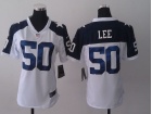 Dallas Cowboys #50 Lee White Thanksgivings Women Nike Jerseys