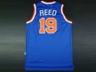 New York Knicks #19 Willis Reed Blue Hardwood Classic Swingman Jerseys